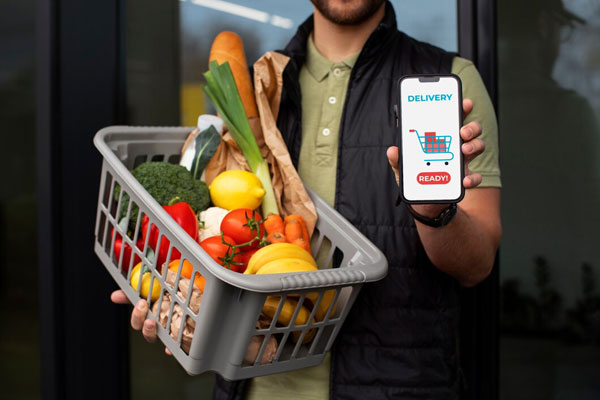 Online Grocery Web Design Dubai